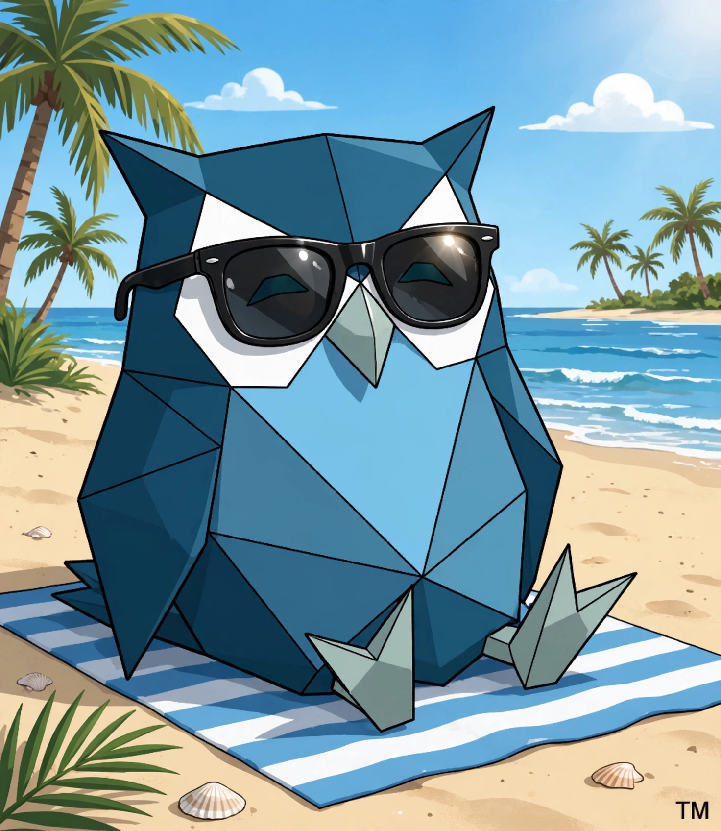 MaxxOwl illustration for the beach and tourism industry