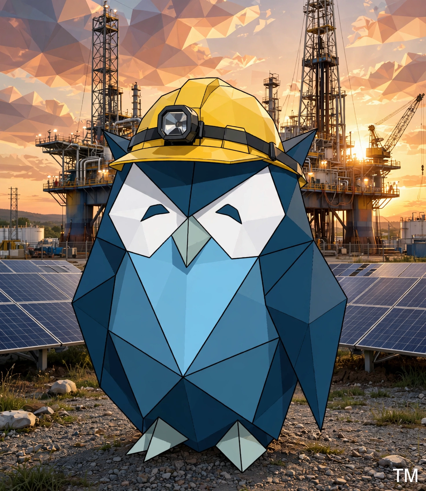 MaxxOwl illustration for the energy industry