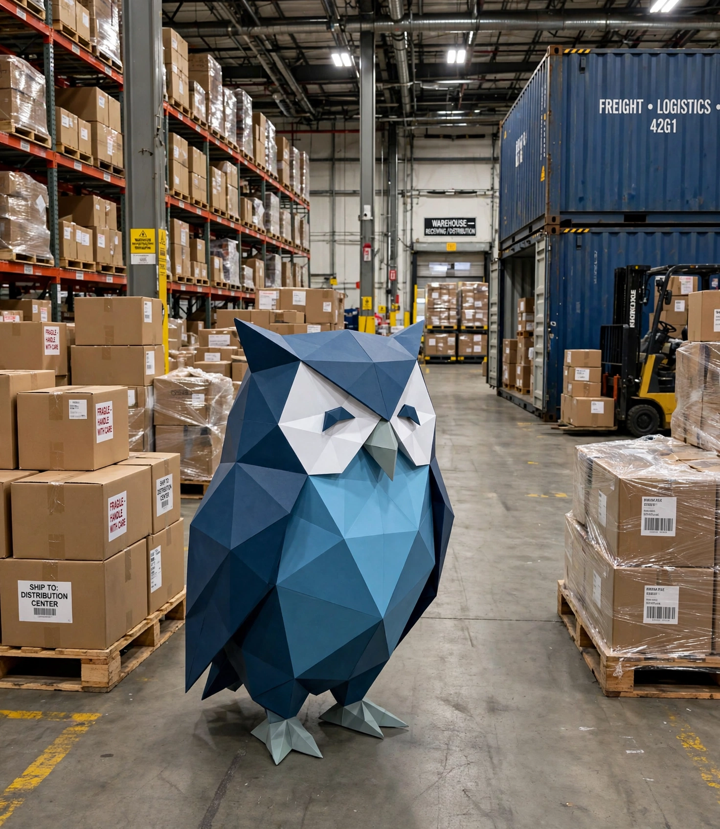 MaxxOwl illustration for the logistics industry